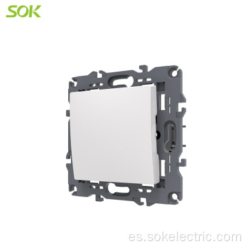 Interruptores de pared de luz SOK 10A 250V Sin tornillos